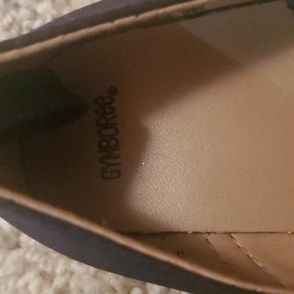 Black ballet shoes, roses on toes - Picture 2 of 3